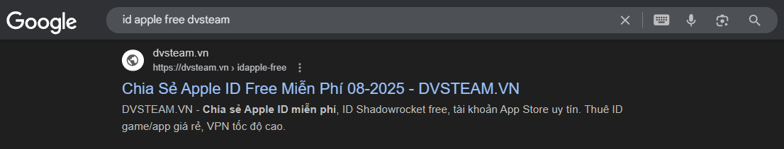 Google Search Result DVSTEAM